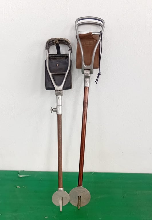 2 x Vintage Shooting Sticks
