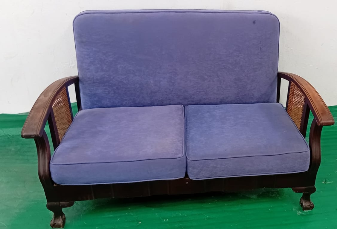 Vintage Looking Wooden Sofa