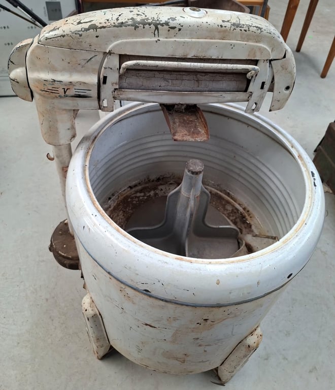 Vintage Industrial Washing Machine