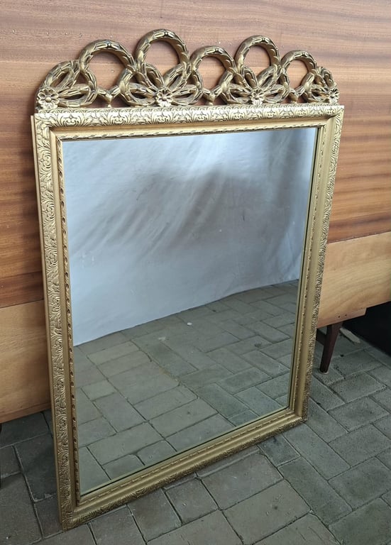 Gilt-Framed Wall Mirror