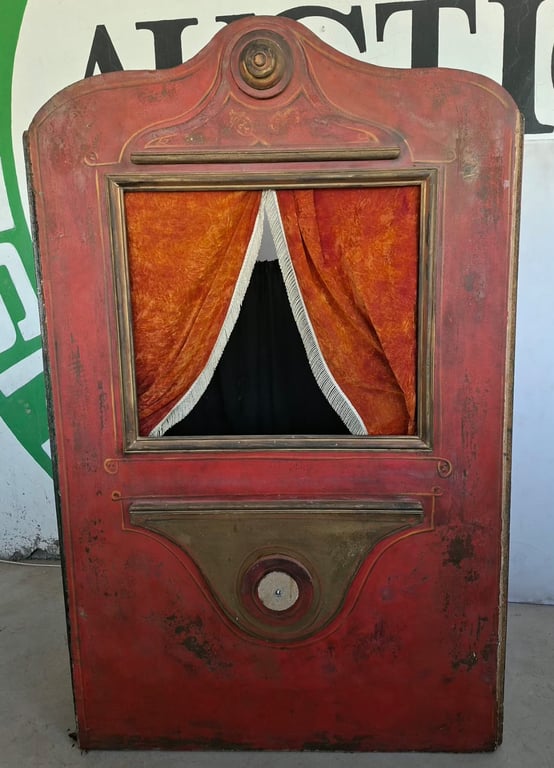 Vintage Wooden Puppet Theatre