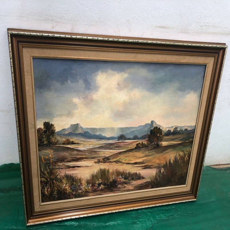 Framed Oil Painting