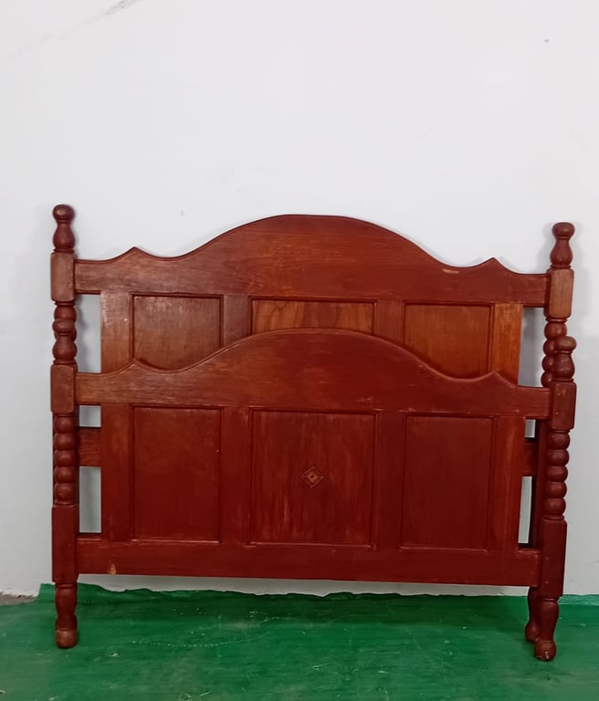 Dbl Wooden Headboard & Footboard Set
