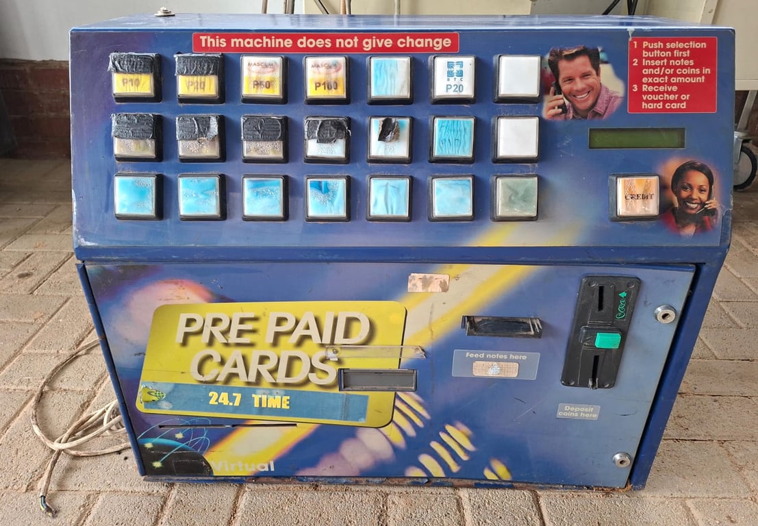 Movie Prop Prepaid Airtime & Phone Card Vending Machine