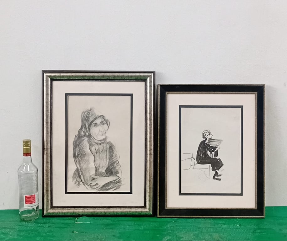 2 x Framed Artworks