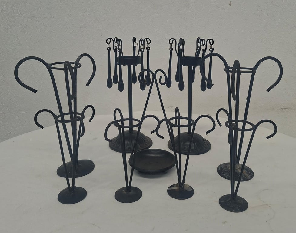 Joblot of Metal Candle Holders