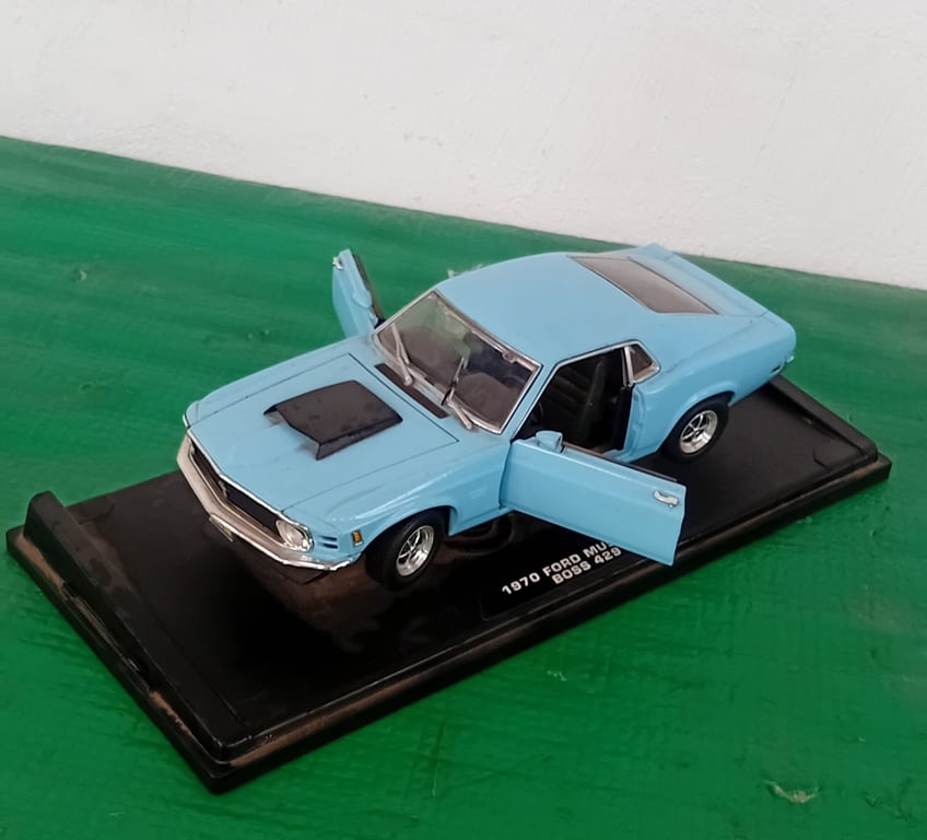 Die -Cast Model Car Of A 1970 Ford Mustang Boss 429
