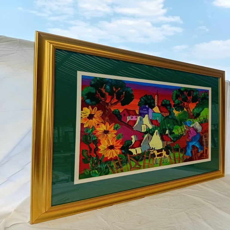 Framed Acrylic Painting Jana Du Toit