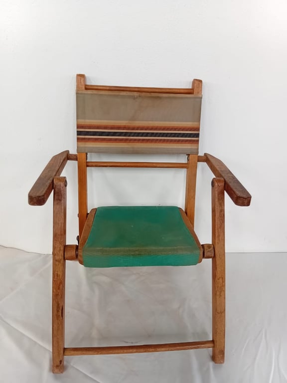 Vintage Wooden Directors Chair
