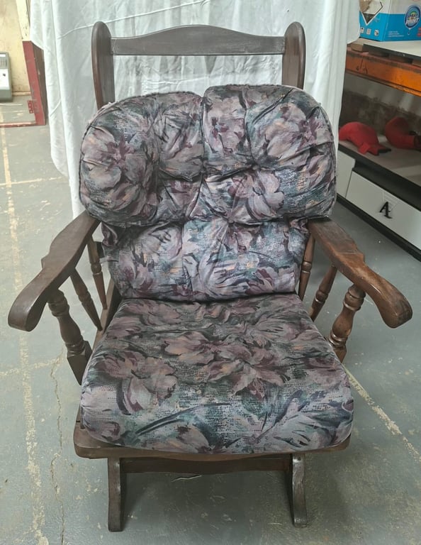 Vintage Wooden Rocking Chair (WAP)