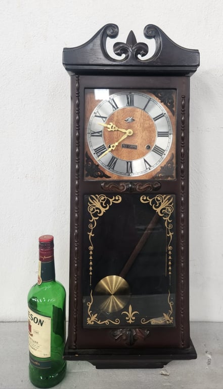 Vintage Rhythm 30-day pendulum wall clock