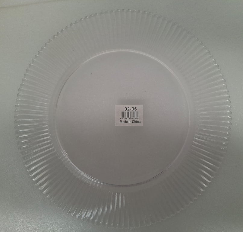 Clear Glass Platter Plates
