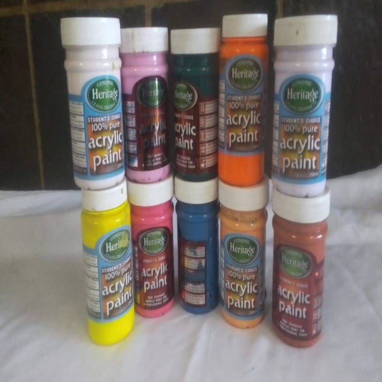 MB5-29 Genuine Heritage Student's Choice Acrylic Paint Bundle 2