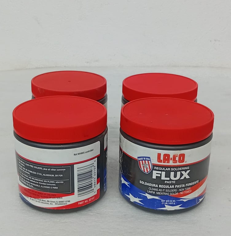 4 X Regular Soldering Flux Paste 453g