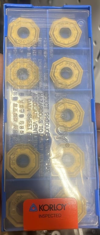 Korloy Inserts Model ONMX080608-MM 10 Pack