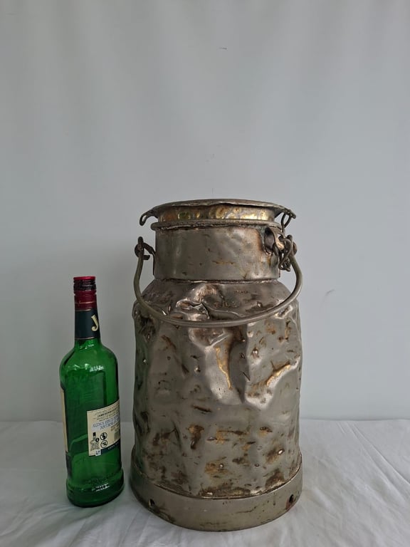Vintage Metal Milk Can