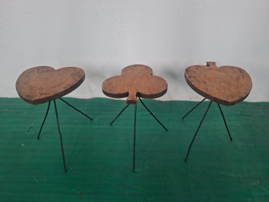 Shaped Side Tables/Stools - price per piece