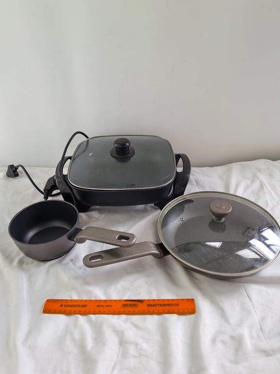 Masterchef Pot & Pan Set with Panasonic Electric Frying Pan