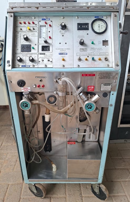 Vintage Medical Ventilator Machine (Hospital Operating Theatre Unit)