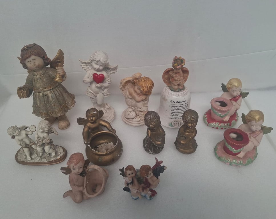 Collection of various Angel and Cherub Figurines