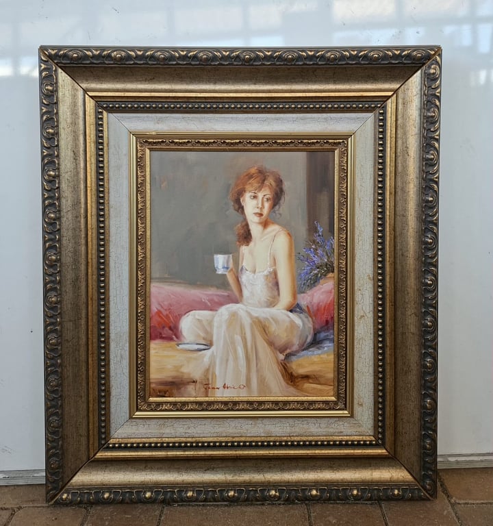 Framed Portrait of a Seated Lady