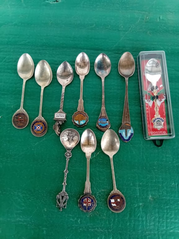 Collection Of Souvenir Spoons