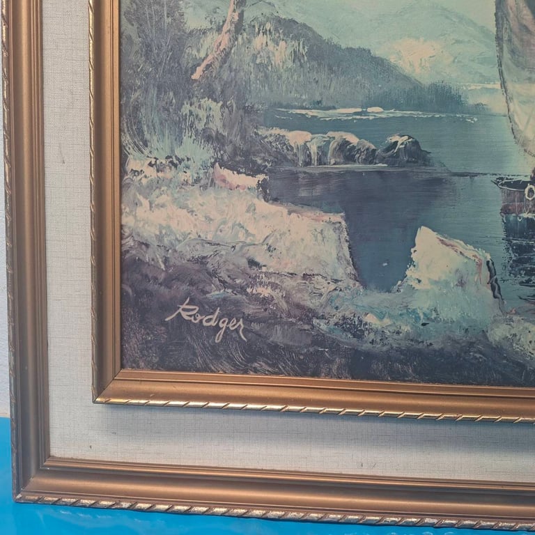 Framed Landscape Painting