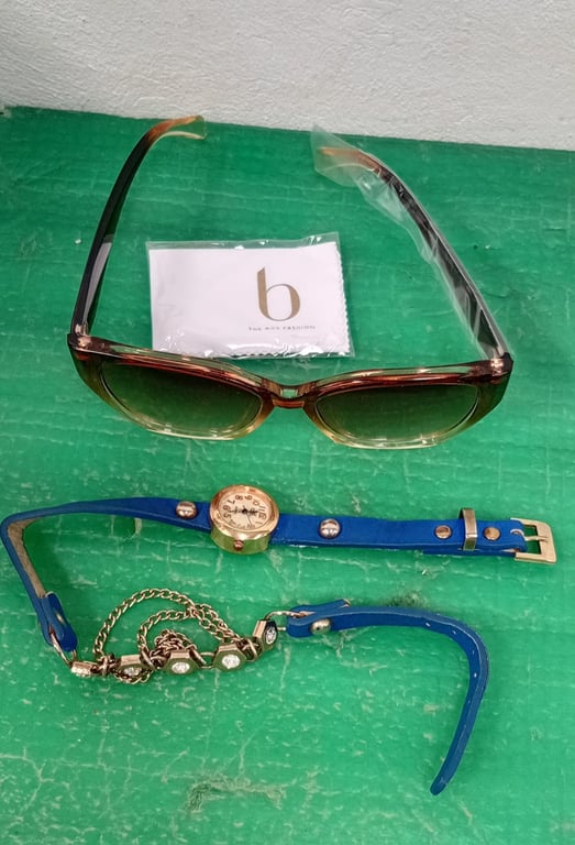 Joblot of sunglasses & women's watch
