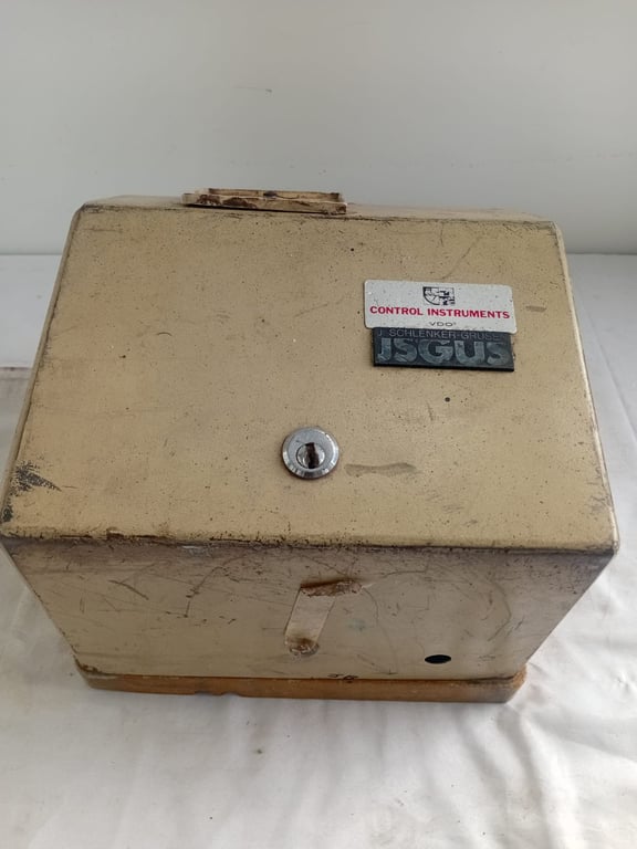 Vintage ISGUS Time Clock / Employee Punch Clock