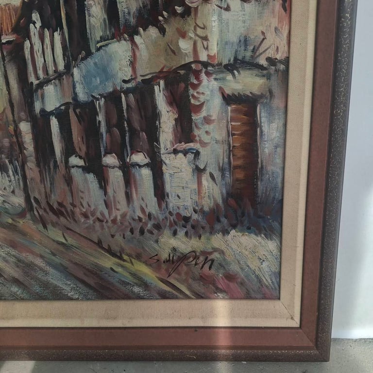Framed Abstract / Expressionist Artwork