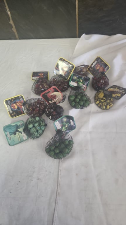 MB5-71 Character-Themed Marble/Stone Mesh Bags