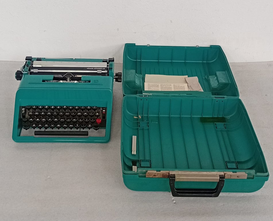 Vintage Olivetti Studio 44 portable typewriter