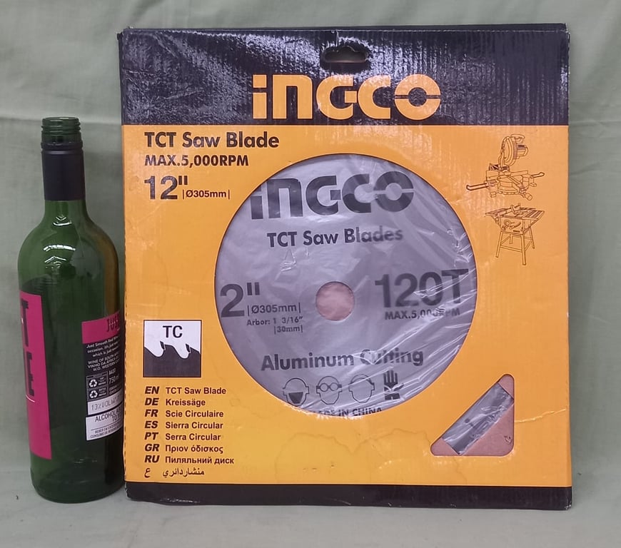 Ingco TCT saw blade for aluminum 12"