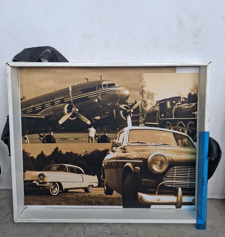 Set of 3 Vintage-Style Transport Prints