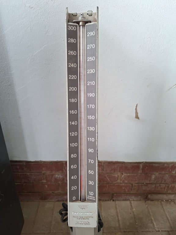 Vintage Medical Stadiometer (Mobile Height Measuring Scale)