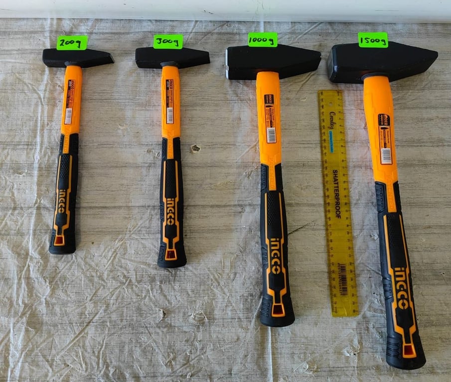 Assorted Ingco Hammers