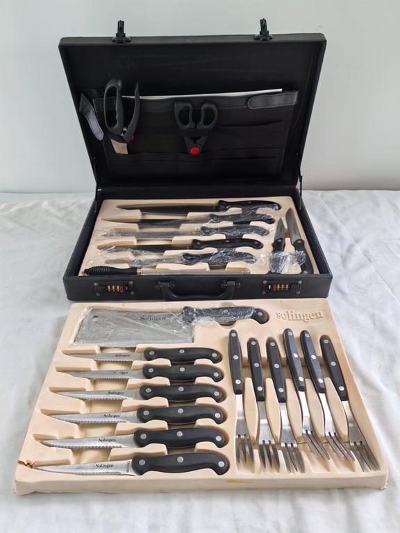 Solingen Chef's Cutlery Set in Briefcase