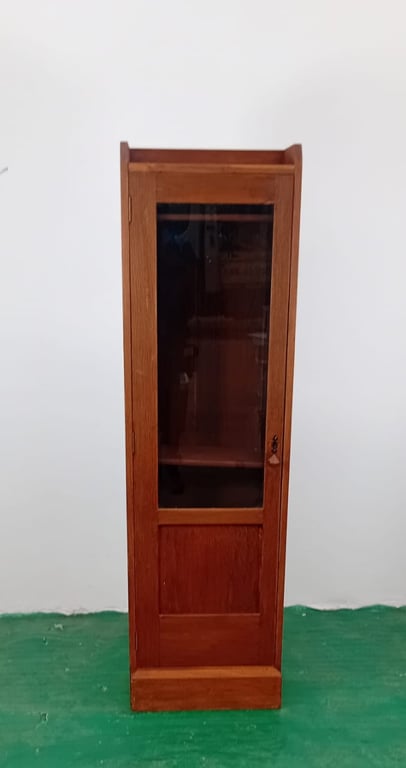 Solid Teak Display Cabinet