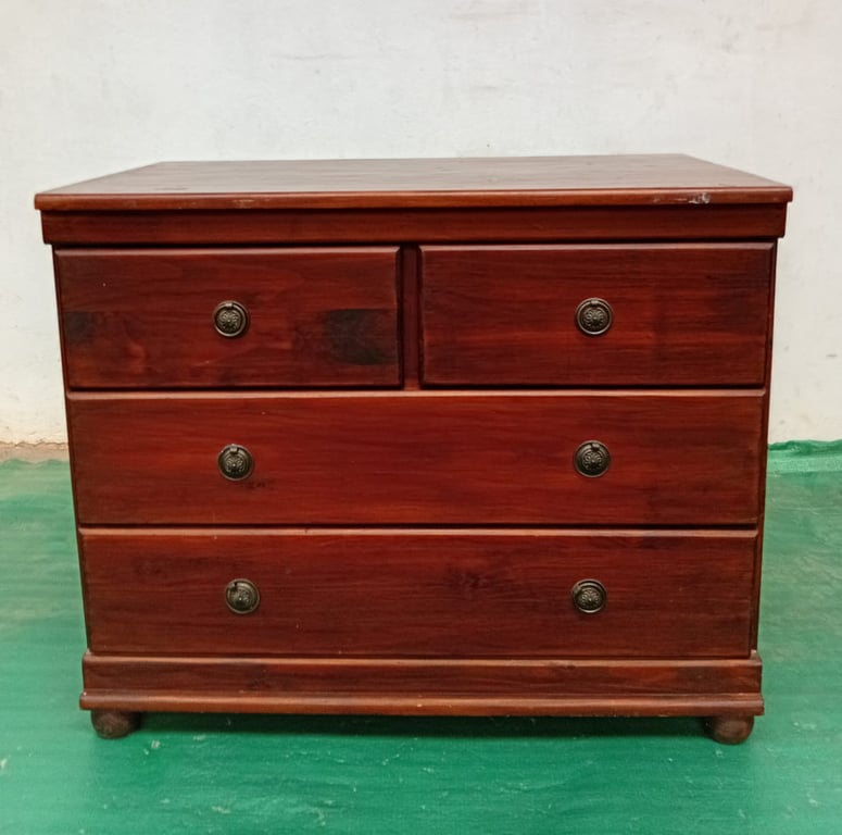 Brown Wooden Chest Of Drawers