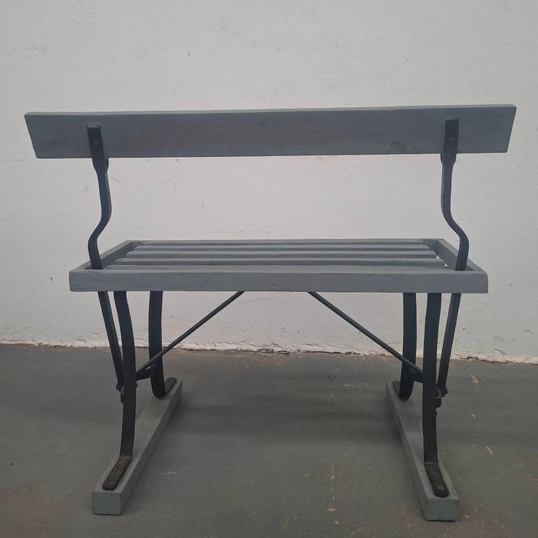 Rare find Railway Metal Bench Interchangeable