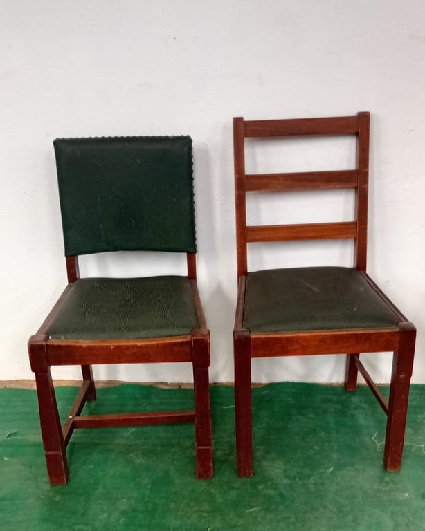 2 X Gothic Revival Dining Chairs
