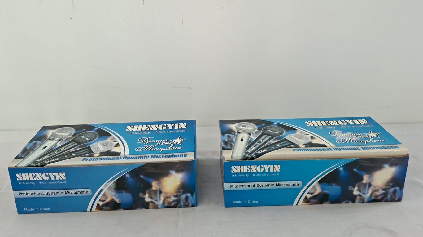 New Shengin Wired Microphones Bid per piece