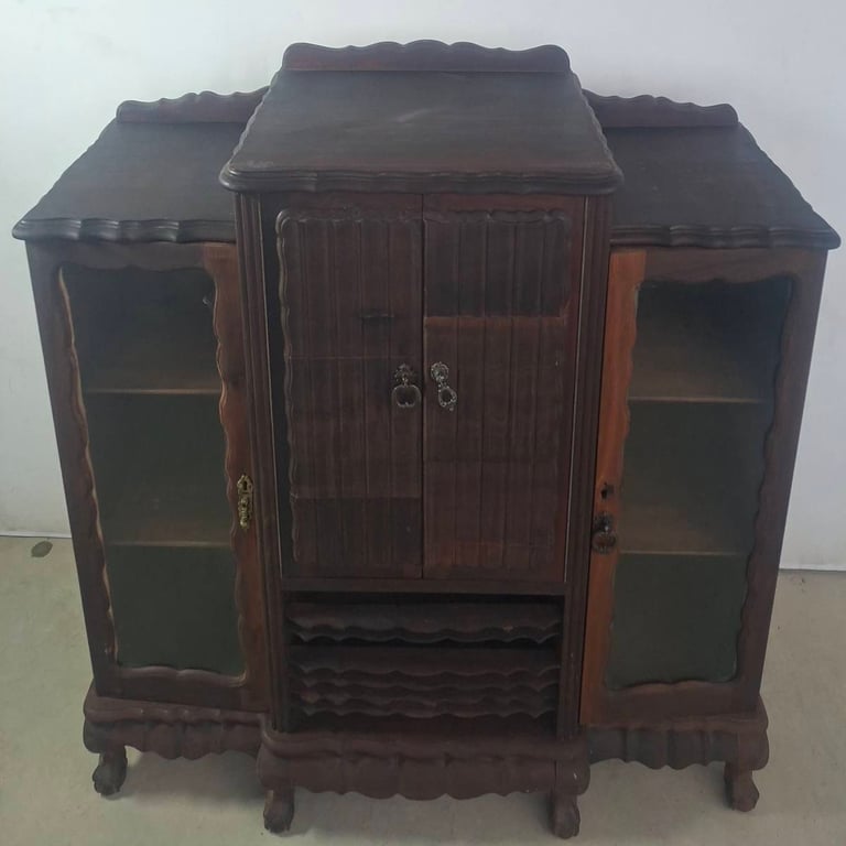 Antique-Style Solid Wood Sideboard