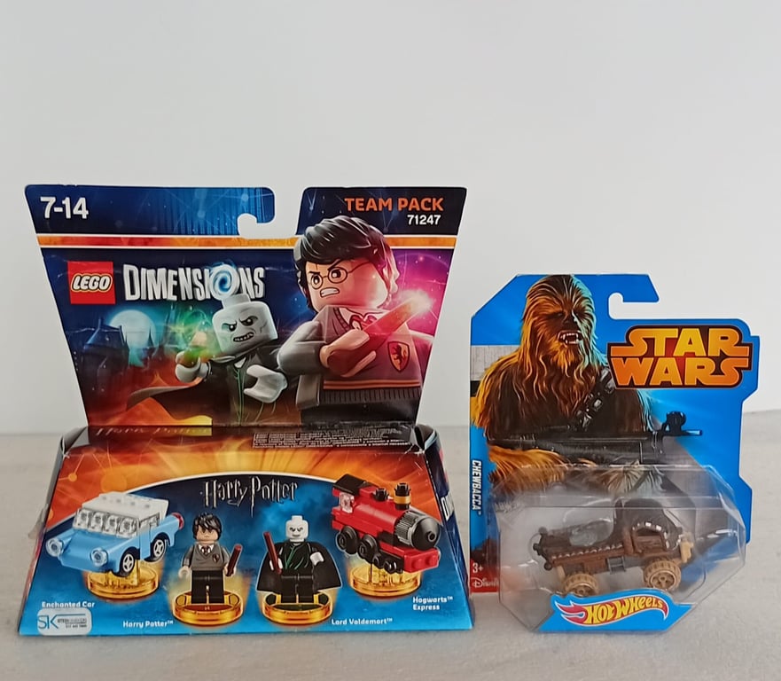 LEGO Dimensions Team Pack (71247) from Harry Potter and Hot Wheels Star Wars vehicle