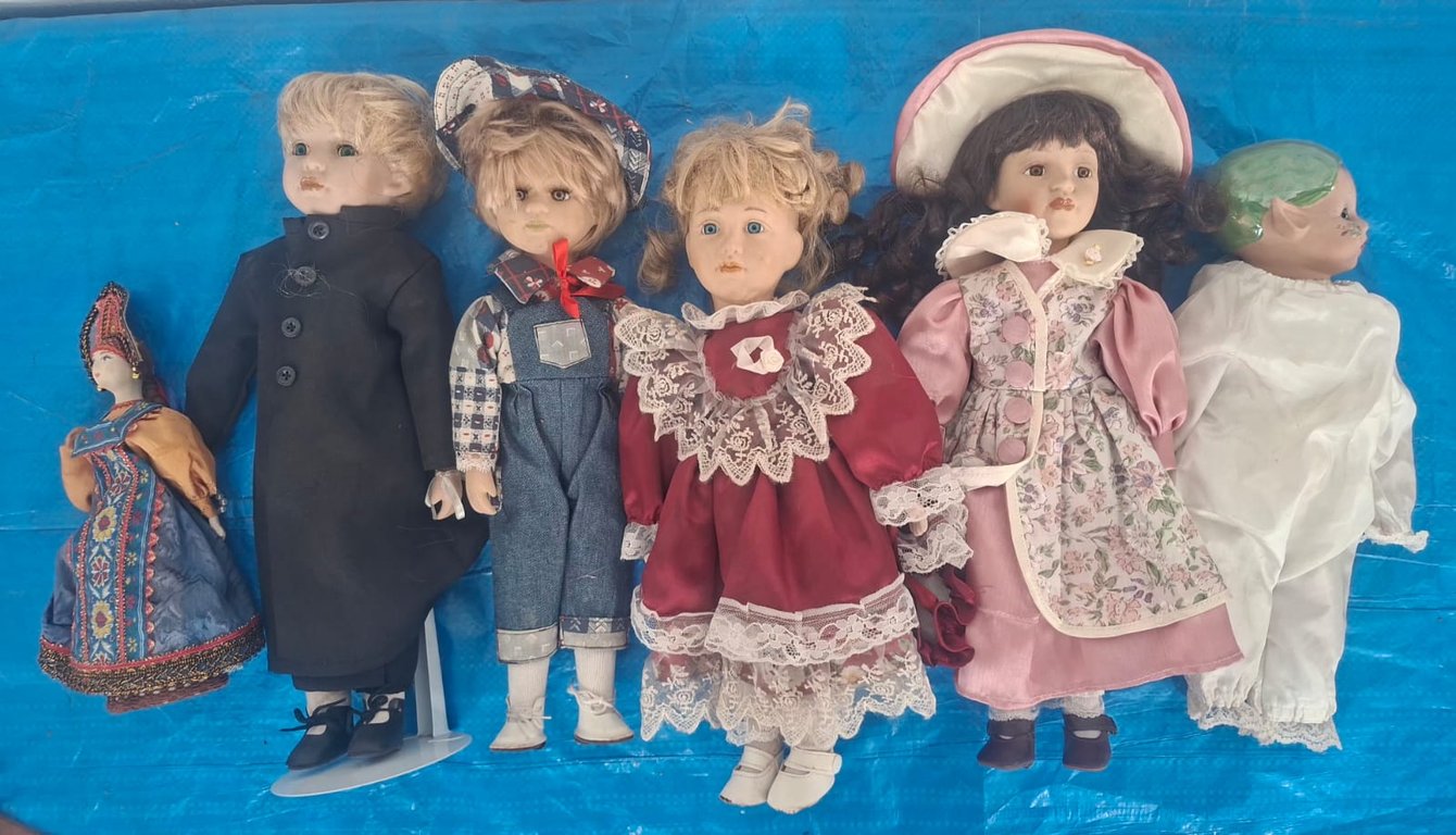 Joblot of Vintage Dolls