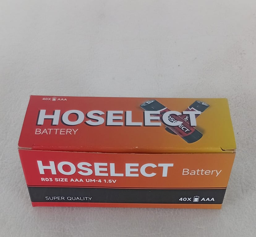 Hoselect Battery AAA Pack of 40
