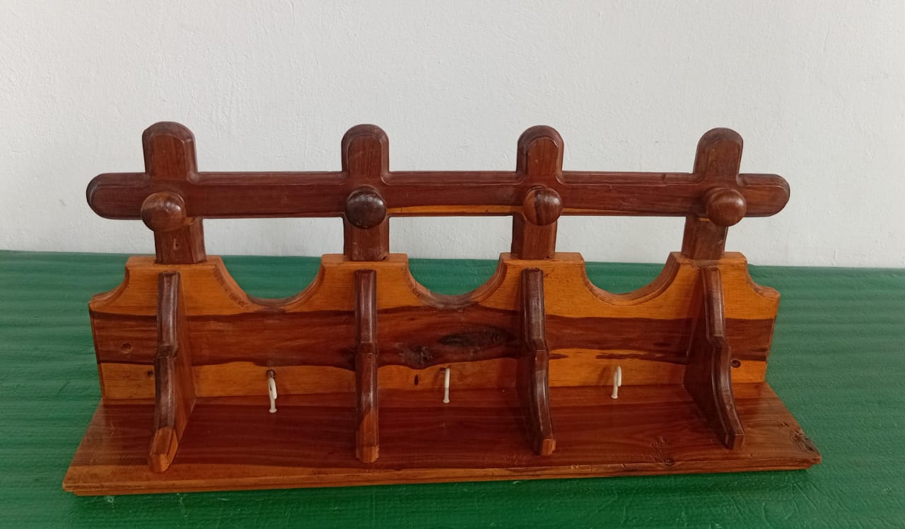 Wall Mounted Coat Hanger /Key Holder