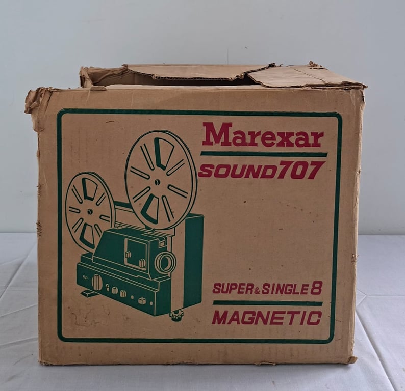 Marexar Sound 707 Super Single 8 Magnetic Film Projector (Boxed)