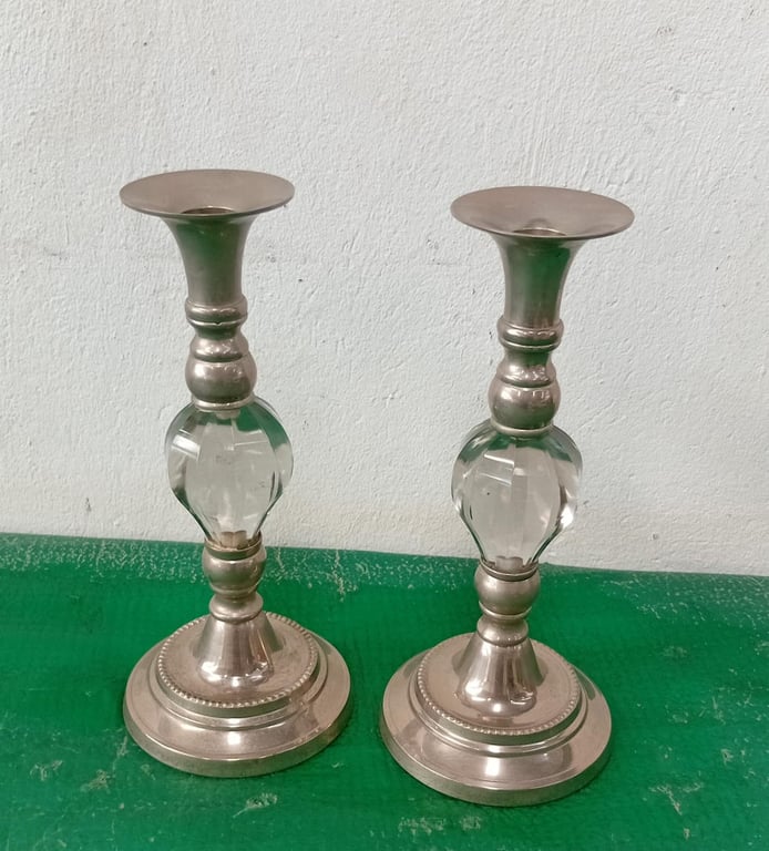 A Pair Of Candle Holders