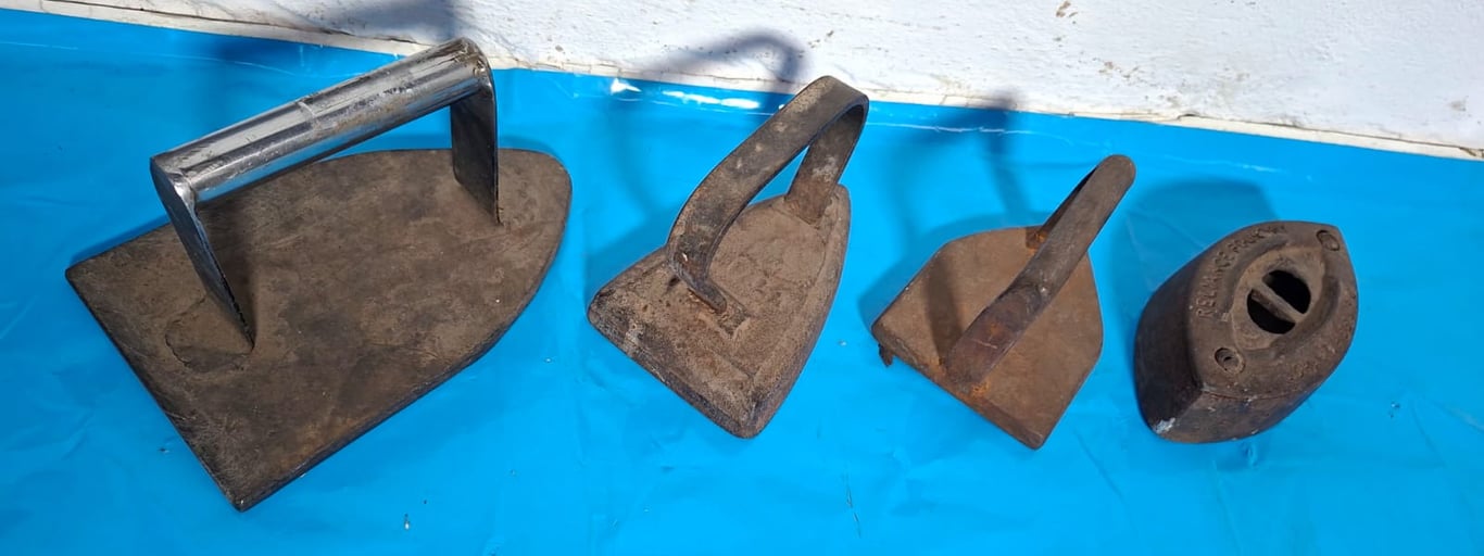 Collection of Vintage Flat Irons (Sad Irons)
